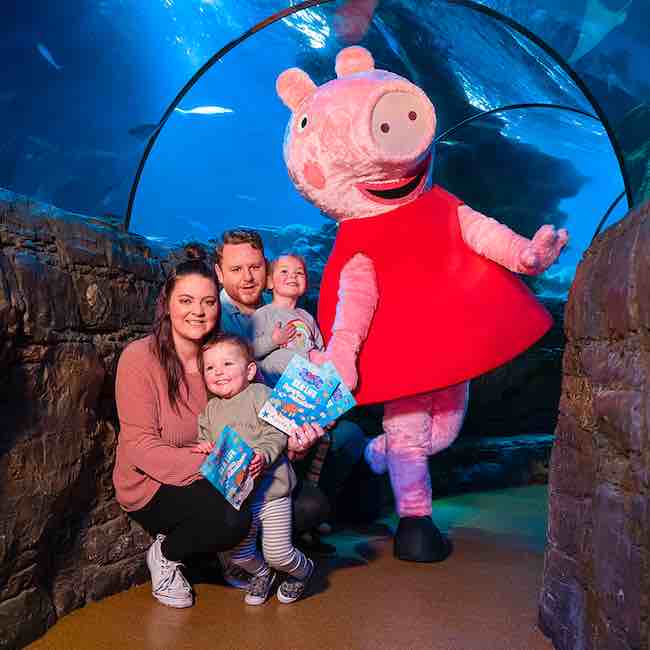 peppa pig gardaland sea life aquarium