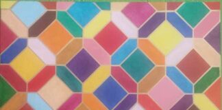 L’allegro e vivace Astrattismo Geometrico di Gian Luca Ferrari, tra estetica cromatica e senso della vita rombi incastonati gian luca ferrari