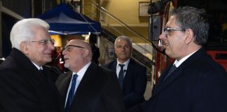 Festival di Sanremo, il Governatore Toti accoglie il Presidente Mattarella Mattarella a Sanremo