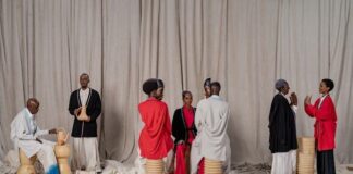 Moda africana, il cardigan unisex Gabura dalla collezione estiva Moshions cardigan gabura moshions