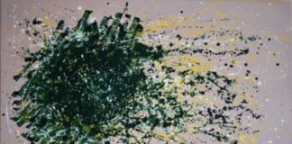 La ricerca di sensazioni che prendono forma sulla tela nell’Espressionismo Astratto di Riccardo Santin cometa verde