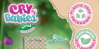 Cry Babies Little Changers, la collezione di mini dolls eco friendly little changers