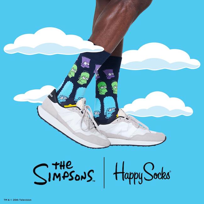 simpson happy socks