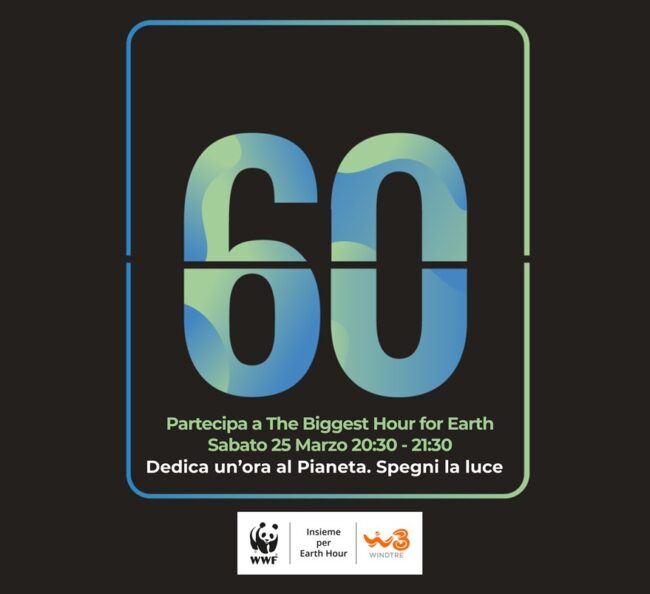 WindTre aderisce a Earth Hour 2023. In collaborazione con Wwf Italia realizzato anche il volume “C’è un bruco nella foresta?”