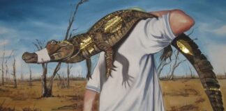 Le visioni atipiche di Jutta Wenth, tra Iperrealismo e Surrealismo per esplorare le molteplici possibilità dell’esistenza das blatt gold krokodil