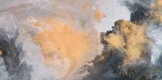 I tumulti interiori dell’Espressionismo Astratto di Irina Befa, tra inquietudini e fiducia verso il futuro flug in den himmel holz