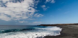 Isole Canarie, il fondale marino rinasce dopo l’eruzione del vulcano Cumbre Vieja Playa de Echentive o Playa Nueva de Fuencaliente