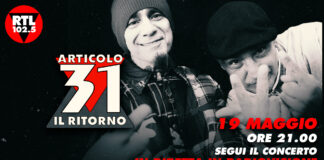 “Articolo 31 – Il Ritorno”, Rtl 102.5 trasmetterà il concerto in diretta dal Mediolanum Forum