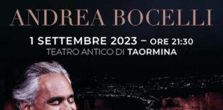 Andrea Bocelli in concerto al Teatro Antico di Taormina bocelli concerto taormina