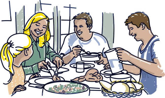 colazione famiglia
