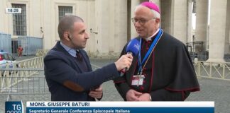 Nuovo slancio di evangelizzazione, Mons. Baturi ai microfoni di Tv2000 mons baturi tv2000