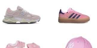 Foot Locker celebra la pink season con sneakers e capi di abbigliamento foot locker pink