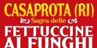 Sagra delle fettuccine ai funghi porcini ed eventi a Castel di Tora e Subiaco casaprota fettuccine porcini