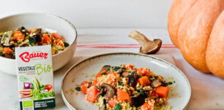 Cous cous alla zucca e funghi: un ricetta autunnale cous cous alla zucca e funghi