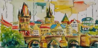 Le atmosfere gocciolanti dell’Espressionismo di Melinda Horváth, tra acquarello e un insolito utilizzo dell’acrilico impression prag