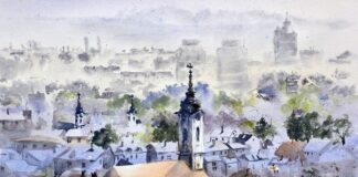 Gli scorci vibranti e romantici di Nenad Kojic, quando l’acquarello diventa interpretazione poetica dell’osservato panorama zemun