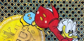 Icone del lusso e mondo dei fumetti nella Pop Art di Lacrymal, per analizzare la società consumistica del terzo millennio picsou