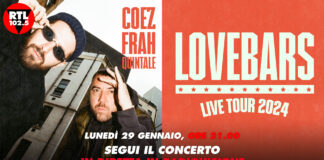 Rtl 102.5 è la radio ufficiale del tour di Coez e Frah Quintale