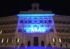 Autismo, Montecitorio si illumina di blu