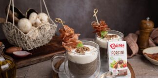 Cappuccino ai funghi con prosciutto croccante: la ricetta cappuccino funghi