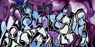 Il grido emozionale della moltitudine nella Pop Art Espressionista di Ray Piscopo, tra divisioni e inclusioni riflettendo sulla complessità della contemporaneità latter day saints