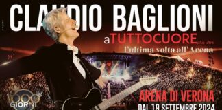 Baglioni, dal 19 settembre “aTUTTOCUOREplus ultra” all’Arena di Verona