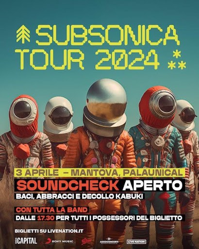 subsonica tour 2024