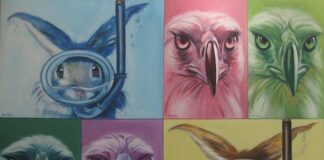 Il Surrealismo Simbolista di Jutta Wenth, dove l’istinto animale diviene guida e spunto di riflessione per l’emozione umana fly robin fly