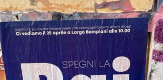 Unirai protesta per il manifesto “Spegni la Rai. Non lo vedi che il fascismo è già qui”