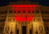 Giornata mondiale della sclerosi multipla, Montecitorio si illumina di rosso