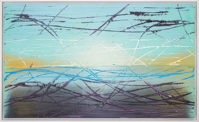 fili di luce e di azzurro