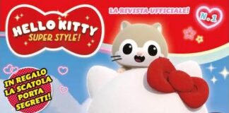 Hello Kitty Super Style, il primo numero della rivista ufficiale hello kitty cover