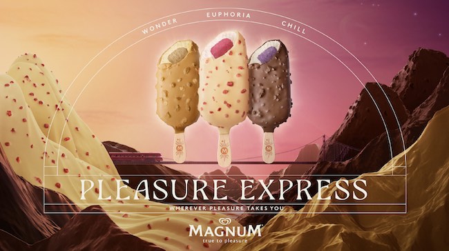 “Pleasure Express”, la nuova collezione di gelato da Magnum