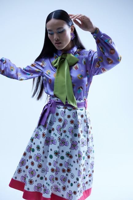 Valentina Poltronieri omaggia Sakura nella collezione Spring Summer 2024