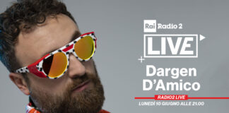 Dargen D’Amico a Radio2 Live il 10 giugno