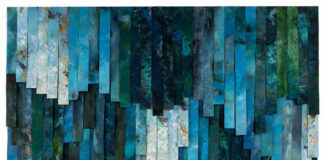 Metamorfica, l’esplorazione materica di Daniela Rebuzzi sui quattro elementi fondamentali con l’inclusione della quinta intangibile dimensione acqua composizione