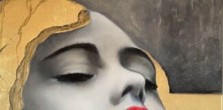 Il tocco dorato di Teresa Miccichè, tra Metafisica e Secessionismo Viennese per evidenziare la poliedricità emozionale della figura femminile contemporanea guidata dalla luna