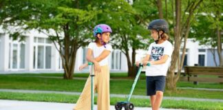 I monopattini per bambini in plastica riciclata dai mari monopattino città del sole