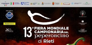 Il 28 agosto apre la Fiera Mondiale Campionaria del Peperoncino di Rieti