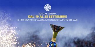 Dal 19 al 25 settembre arriva in sala il film sul 20° scudetto dell’Inter