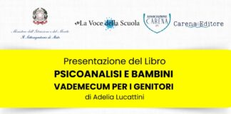 A Roma la presentazione di “Psicoanalisi e Bambini – Vademecum per i genitori” di Adelia Lucattini