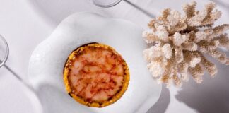 Alessandro Menoncin presenta la ricetta del “Risotto alla ‘nduja e gamberi rossi di Mazara”