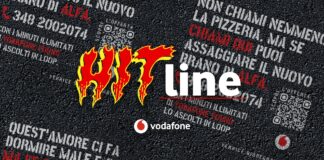 Vodafone, campagna “Hit Line” per promuovere l’offerta dedicata ai clienti under 30