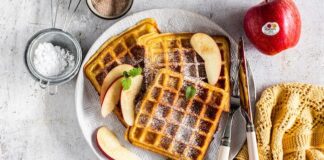 Waffle alle mele Gala Val Venosta: la ricetta delle cialde waffle alle mele