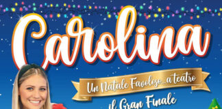 Un Natale favoloso … a teatro il gran finale con Carolina carolina natale 2024