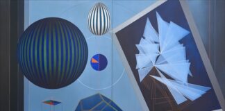 Gli equilibri geometrici di Peter Nussbaum, tra connessioni quantiche e Op Art per tracciare un simbolismo profondo tra cosmologia e metafisica dalla serie universo 7