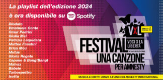 Le canzoni di ‘Voci per la libertà – una canzone per Amnesty’ 2024 in una unica playlist