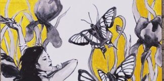 La vivace ed effervescente reinterpretazione dell’Art Nouveau nelle opere di Federica Rampazzo, quando la natura abbraccia la contemporaneità butterfly spirit