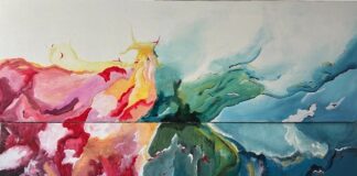 I cromatismi emozionali dell’Espressionismo Astratto di Pascale Rey-Texier, quando l’interiorità trova la sua vera voce nel colore jardin du ciel diptyque