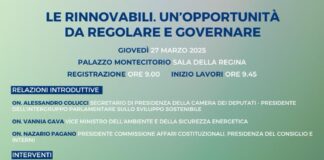 “Rinnovabili, un’opportunità da regolare e governare”: convegno a Montecitorio